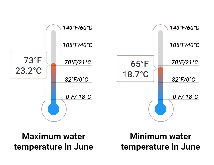 Average Sea temperature